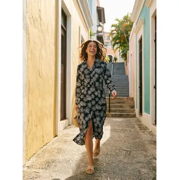 Dámské šaty Sinsay - Midi šaty s leopardím potiskem - vícebarevná - 1061Z-MLC - 1061Z-MLC-XXS-3