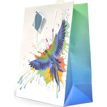 Dárková taška Dárková taška velká  26 x 32 x 13 cm papoušek