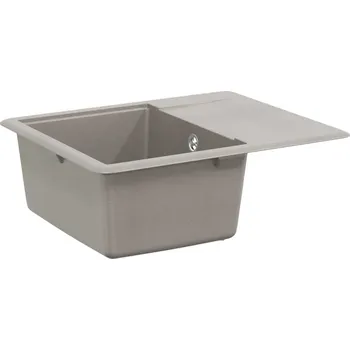 Nerezový dřez vidaXL Dřez Šedá 560 x 460 mm 80% Křemenné a 20% Pryskyřice [42028413]