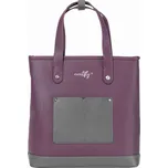 Meatfly kabelka / batoh Kerry Plum / Dark Grey | Fialová | Objem 7 L