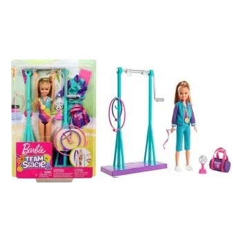 Panenka Barbie Stacie Gimnastyczka Zestaw GBK59 WB4