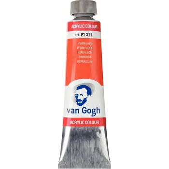 Výtvarná barva Van Gogh 22053110 Akrylová barva Vermilion 40 ml 1 ks