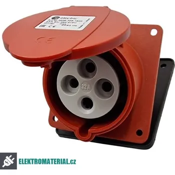 Elektrická zásuvka TP Electric 3026-309-1600 Vestavná zásuvka, úhlová, Quick Connect 4x32A / IP44 (TP Electric 3026-309-1600)