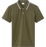 Pánské polotričko CELIO LEPRIME S Khaki, Bílá
