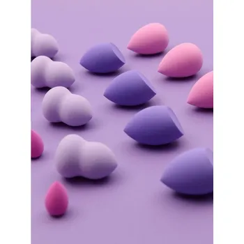 Přípravek na tvář Sinsay - Sada houbiček na make-up 16 pack - levandulová - 086GR-04X - 086GR-04X-ONE