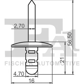 Nýt Sortiment, slepý nýt FA1 33-20011.5