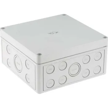 Rozvaděč Rozvodná skříň Polykarbonát Šedá 182 x180 x 90mm řada TK PC IP66
