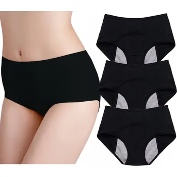Kalhotky Menstruační kalhotky Figi Nepropustné Absorpční na menstruaci Sada 3 kusů S