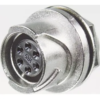 Elektrická zásuvka Hirose Kulatý konektor, Montáž na panel, počet kontaktů: 3, Zásuvka, pohlaví kontaktu: samice, IP67, IP68