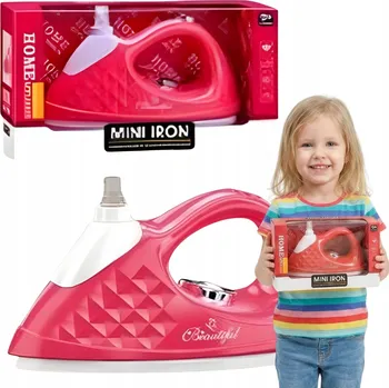 Žehlička pro Děti INTERAKTIVNÍ vibrující s PÁROU kreativní Hračka