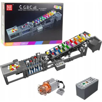 ostatní stavebnice Stavební Stavebnice Kuličková dráha s elektromotorem 1281 dílů