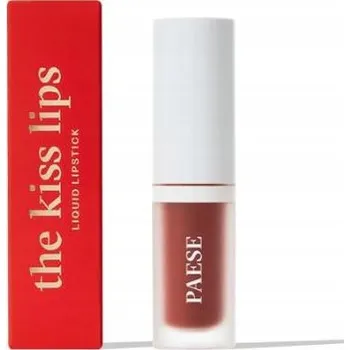Rtěnka PAESE Tekutá rtěnka THE KISS LIPS 04 Rusty Red (Rezavě červená)