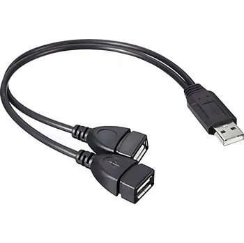 USB hub ROZDVOJKA KABEL HUB DUAL USB 2X USB ROZDĚLOVAČ
