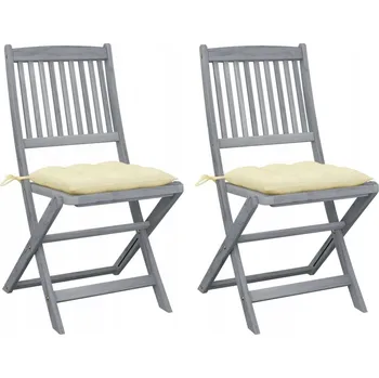 Zahradní židle VidaXL dřevo modrá