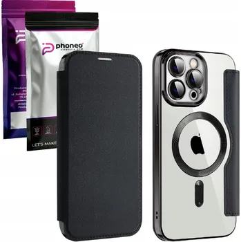 Pouzdro na mobilní telefon Flipové pouzdro Phoneo pro Apple iPhone 13 Pro černé