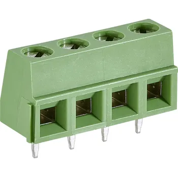 Elektrický konektor TE Connectivity 282836-4 šroubová svorkovnice 1.31 mm² Pólů 4 zelená 1 ks