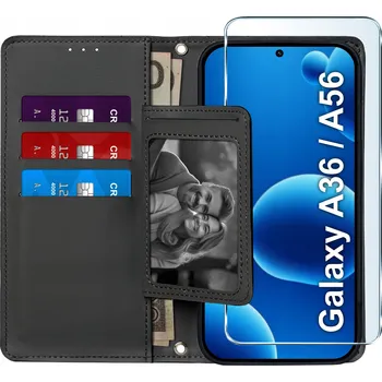 Pouzdro na mobilní telefon Flipové pouzdro KrainaGSM pro Samsung Galaxy A36, Galaxy A56 černé