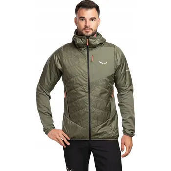 Moto bunda SALEWA Pánská termoizolační bunda Ortles Hyb Twr zelená 48_M