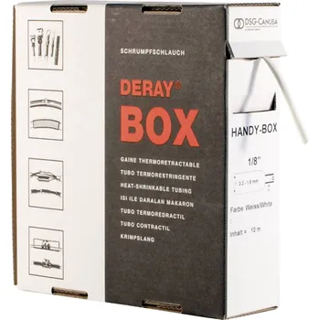 DSG Canusa 8610127902 smršťovací bužírka bez lepidla bílá 12.70 mm 6.40 mm Poměr smrštění:2:1 5 m