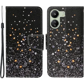 Pouzdro na mobilní telefon Flipové pouzdro XGSM pro Xiaomi POCO C65, Redmi 13C černé