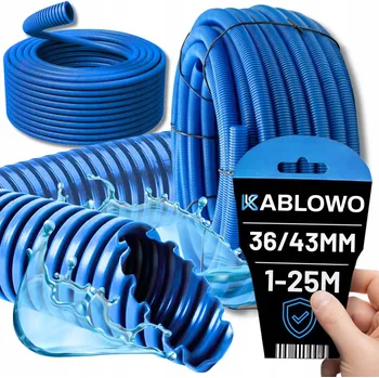 kabelová chránička ELEKTROINSTALAČNÍ TRUBKA TRUBKA KABELOVÁ OCHRANNÁ KORUGOVANÁ DO ZEMĚ PP 320N 36/43MM 1M