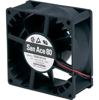 Počítačové chlazení Axiální ventilátor, řada: 9G DC, 80 x 80 x 38mm, průtok vzduchu: 152.9m³/h 13.2W 12 V DC