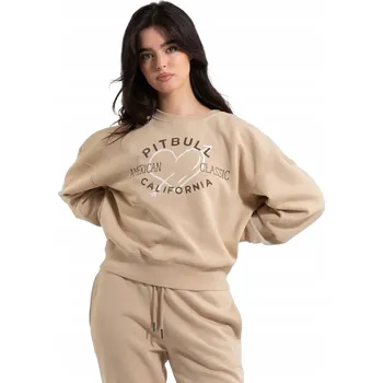 Dámská mikina Dámská Mikina Pitbull béžová bavlněná bez kapuce M/L Manzanita Heart