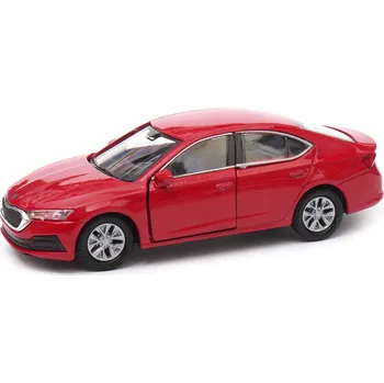 autíčko ŠKODA OCTAVIA NOVÉ GENERACE KOVOVÝ MODEL WELLY 1:34 BÍLÁ