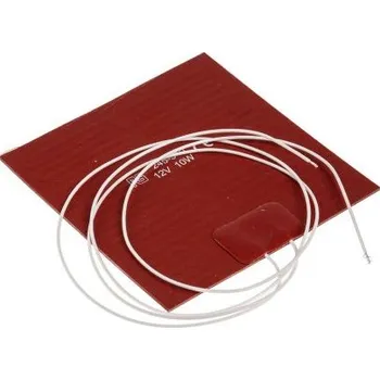 Topná rohož Silikonová topná rohož 10 W 100 x 100mm 12 V DC