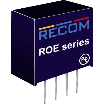 Měnič napětí RECOM ROE-0505S DC/DC měnič napětí do DPS 5 V/DC 5 V/DC 200 mA 1 W Počet výstupů: 1 x Obsah 1 ks