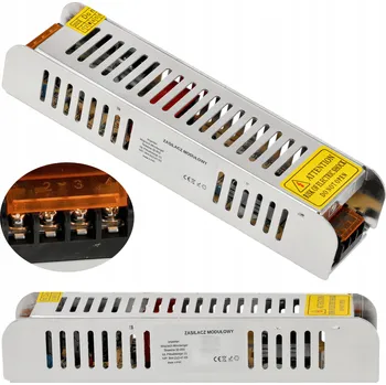 LED páska Zasilacz LED 12V 120W 10A DO TAŚMA TAŚMY LED COB IP20 Slim Transformátor