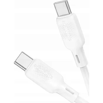 Datový kabel Kabel Borofone USB typ C - USB typ C 1 m bílý