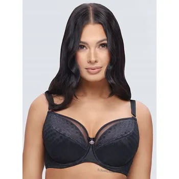 Dámské spodní prádlo Dalia podprsenka polovyztužená černá velikost 85F