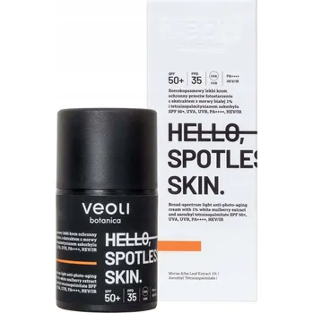 Pleťový krém Pleťový krém Veoli Botanica lehký SPF 50 na den 50 ml