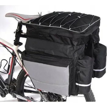 brašna na kolo CYKLISTICKÁ TAŠKA NA KOLO BRAŠNA NA NOSIČ DVOUKOMOROVÁ PROSTORNÁ KUFŘÍK