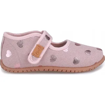 Dívčí bačkory Papuče pro děti růžové se srdíčka, velikost 30, značka Emel