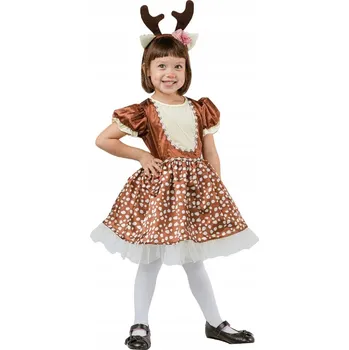 Karnevalový kostým KOSTÝM PŘEVLEK ŠATY S ČELENKOU JELÍNEK SOB 92-104CM T