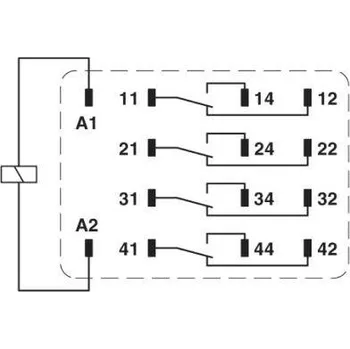 Relé Phoenix Contact REL-IR4/L- 24AC/4X21 průmyslové relé , 10 ks
