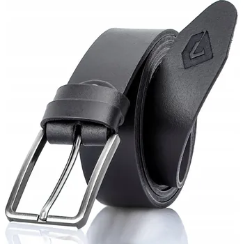 Opasek Černý pásek pánský kožený klasický GRACIO