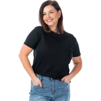 Dámské tričko Dámské triko VIVIAN Černá 42/44