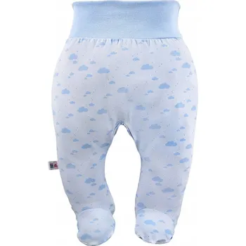 Dupačky Dětské polodupačky modré s obláčky velikost 50