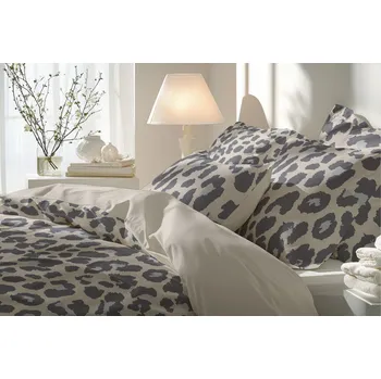 Povlečení Florella Povlečení Renforcé Beluni Benny Beige Rozměr: 70x90 + 140x200 cm - loznice21.cz