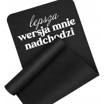 podložka na cvičení PODLOŽKA NA CVIČENÍ JÓGA FITNESS TRÉNINKOVÁ PROTISKLUZOVÁ SILNÁ Lepší Verze