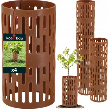 Zahradní obrubník Plast Zahradní lem 33 cm x 20 cm hnědý