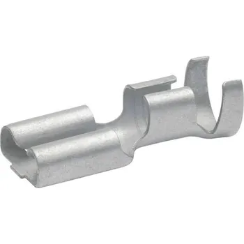 Klauke 2720 faston zásuvka Šířka zástrčky: 6.30 mm Tloušťka konektoru: 0.80 mm 180 ° bez izolace mosaz 1 ks
