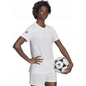 Dámské tričko Dámský TRIČKO ADIDAS SQUADRA 21, bílý teplákovka, GN5759 r S