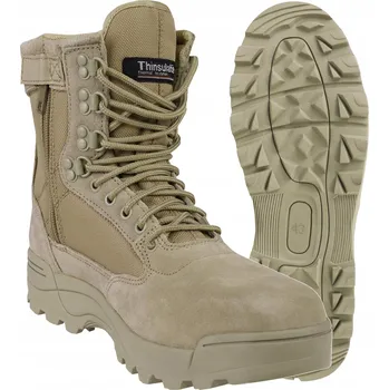 Pracovní oblečení Vysoké boty Brandit Tactical Zipper 47 béžové