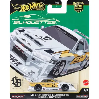 autíčko Model auta Hot Wheels Nissan Skyline 1:64 bílý, sběratelský