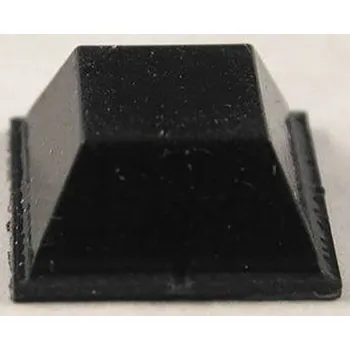 Hammond Electronics 1421T3 samolepicí, kulatá černá (Ø x v) 12.7 mm x 5.8 mm 24 ks