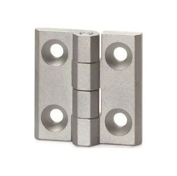 Nábytkové kování Kloubový závěs Výkyvné, Mat, Hliník Pevný, délka: 30mm x 30mm x 7.5mm Elesa